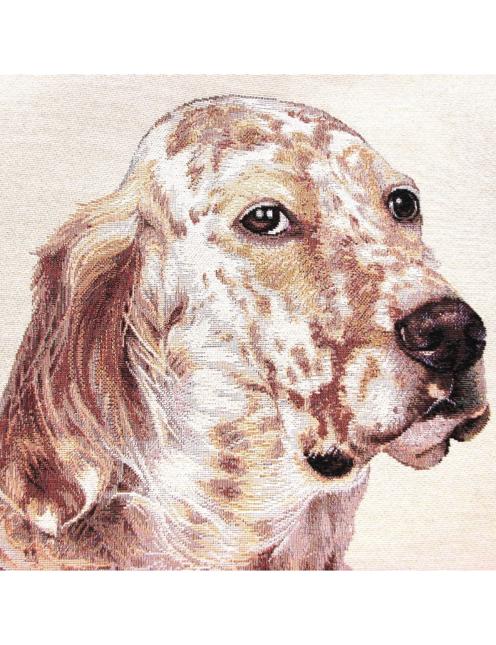 Cuscino gobelin disegno Setter