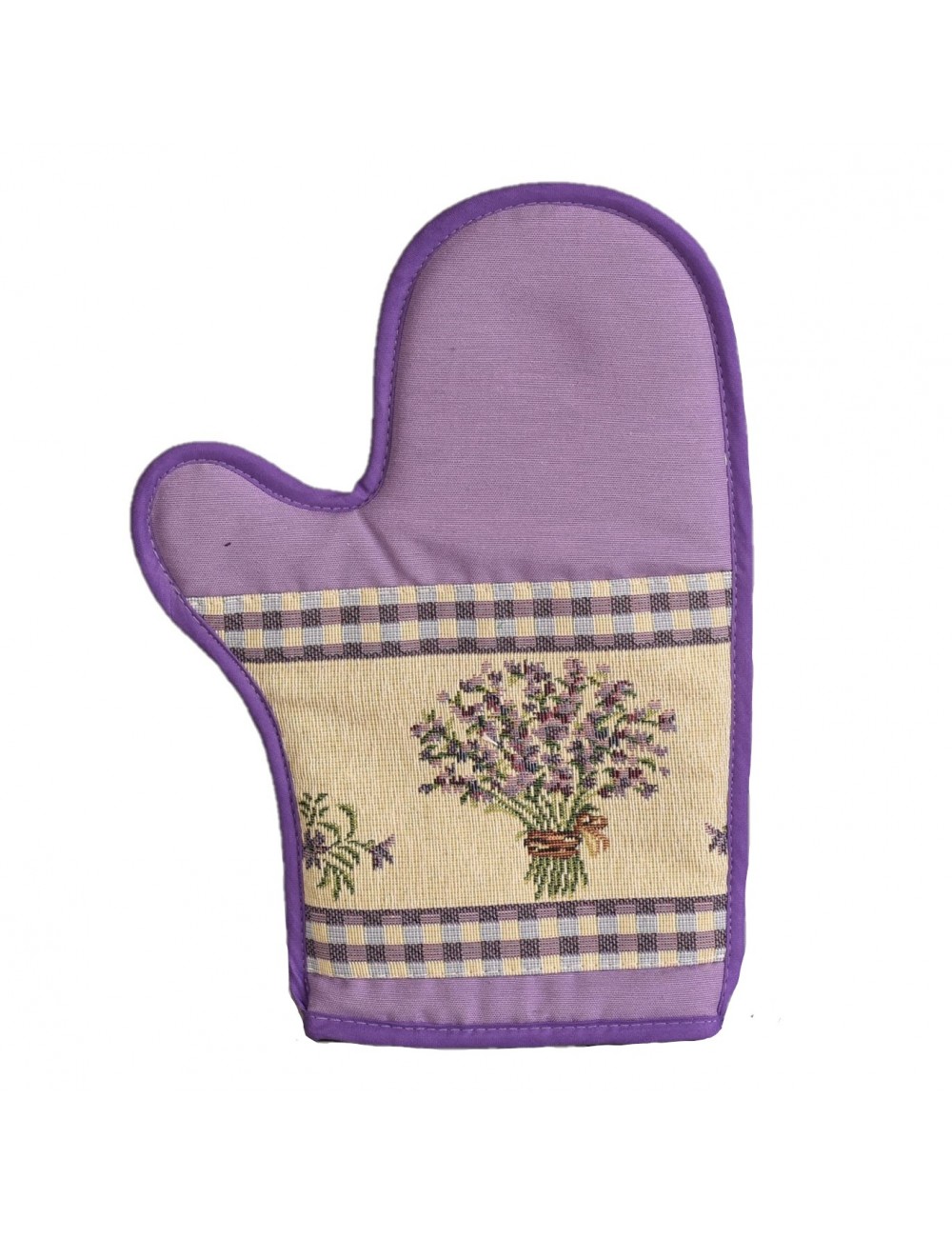 Oven glove with gobelin...