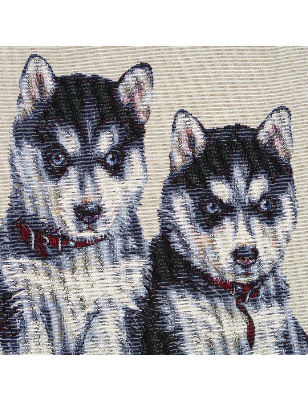 Borsa gobelin disegno Husky