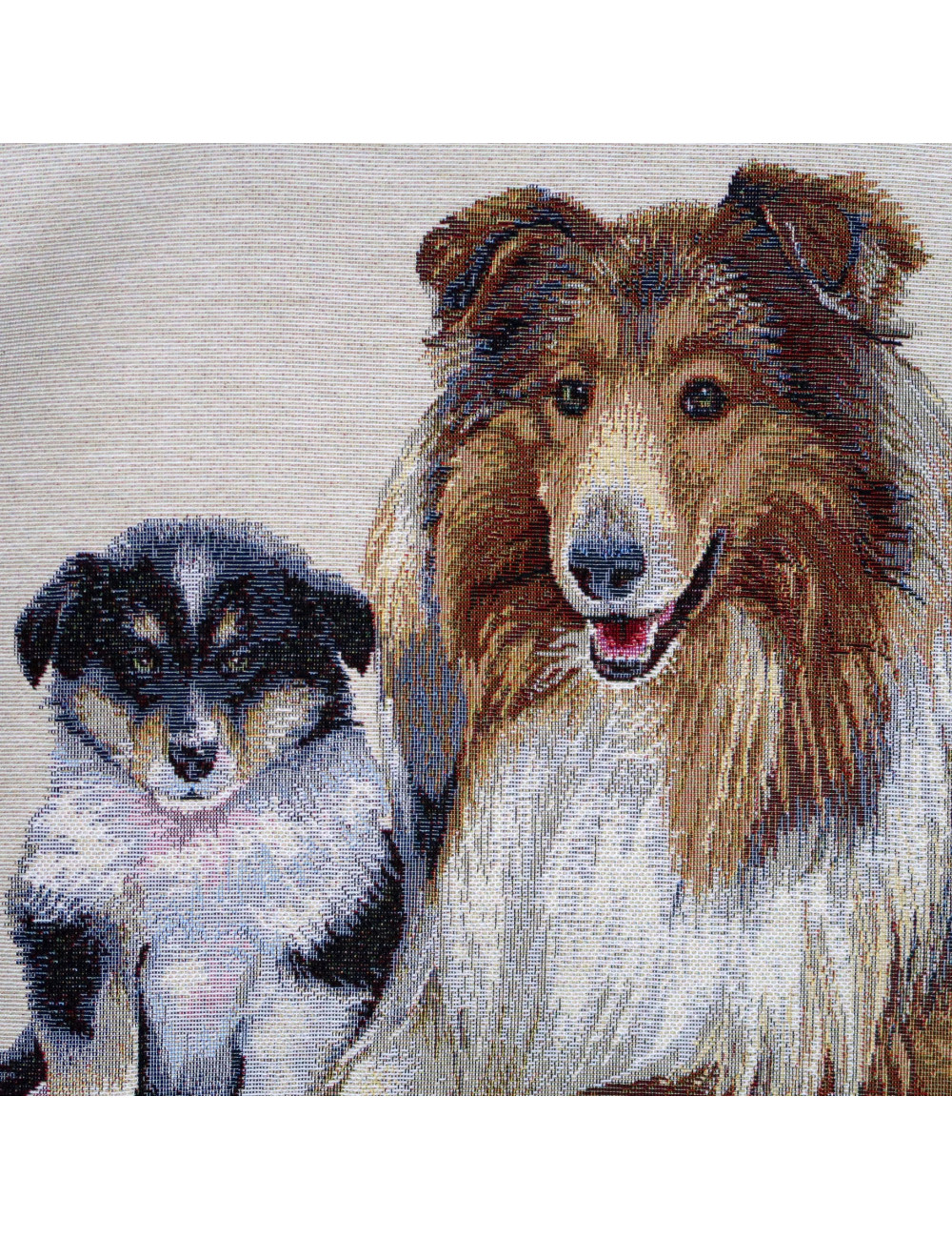 Borsa gobelin disegno Collie