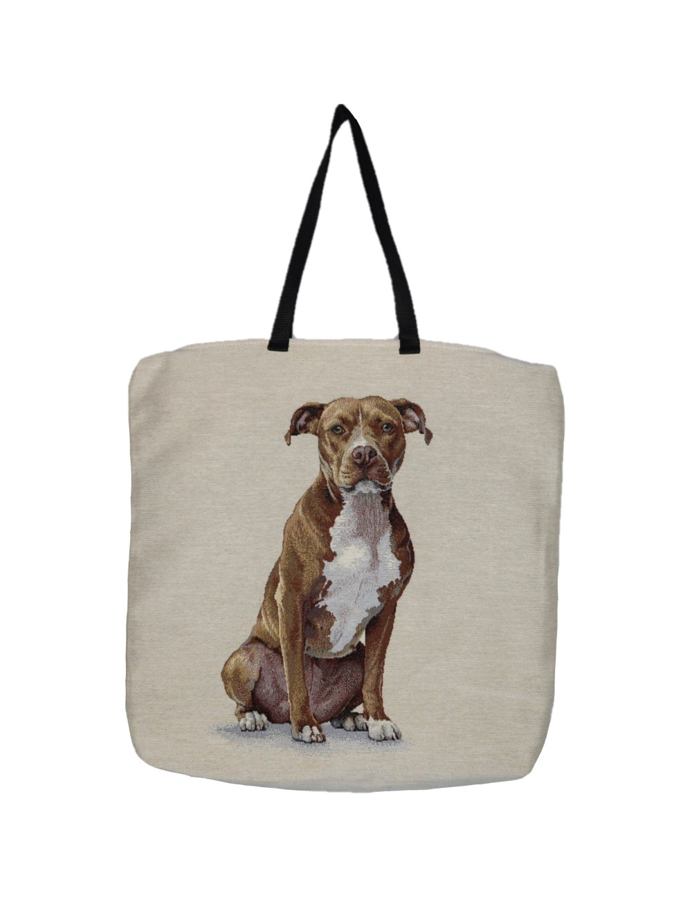 Borsa gobelin disegno Pitbull