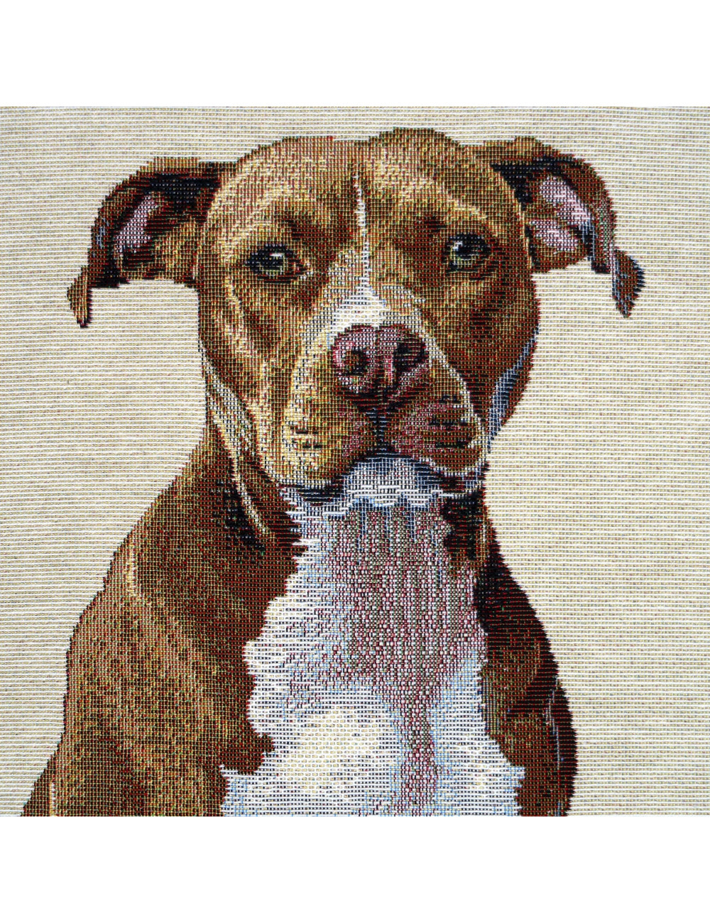 Borsa gobelin disegno Pitbull